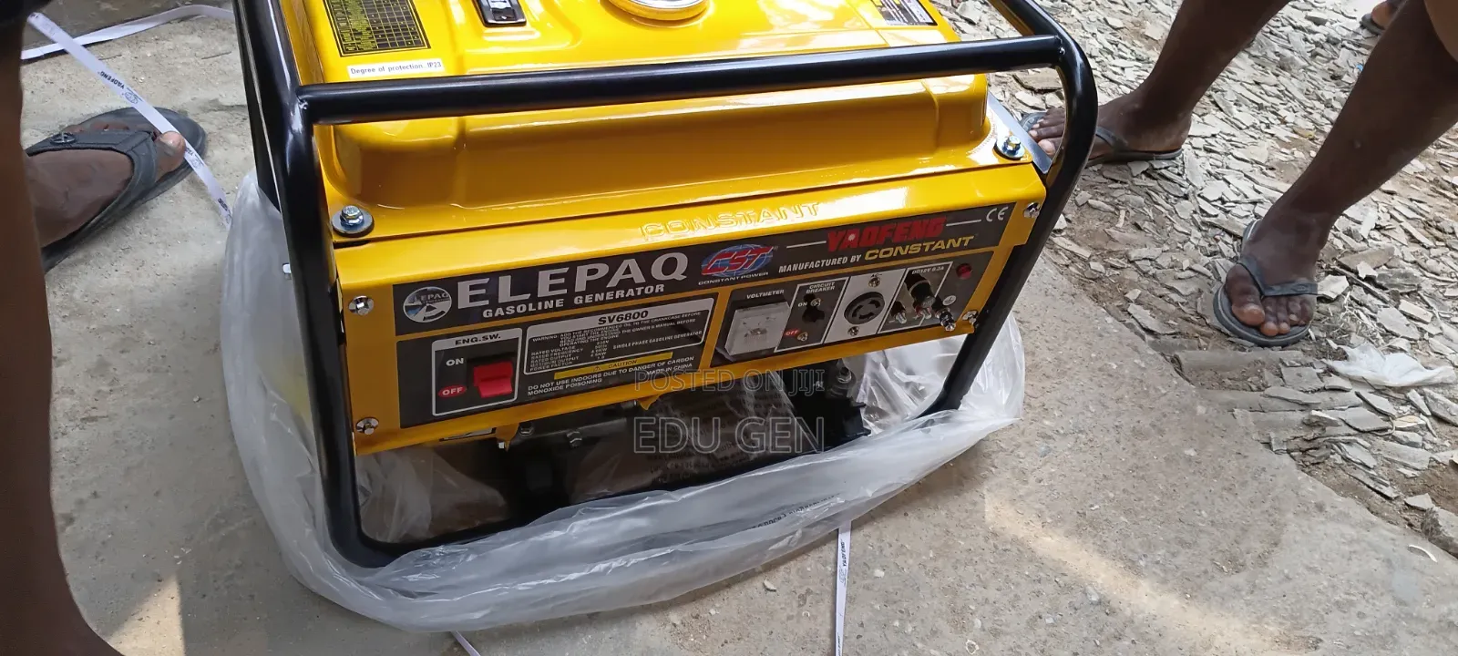 Original Elepaq Constant SV6800 Generator 4.5KVA – 100% Copper Coil