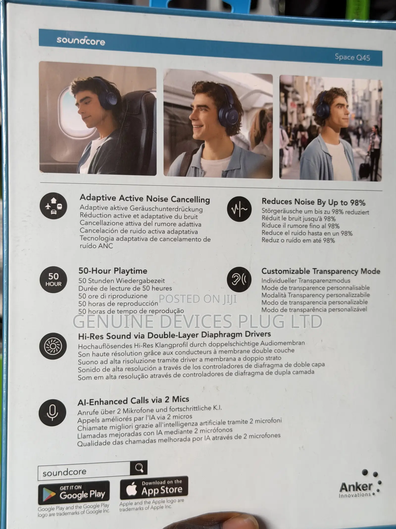 Soundcore Space Q45 App Customization Headphones