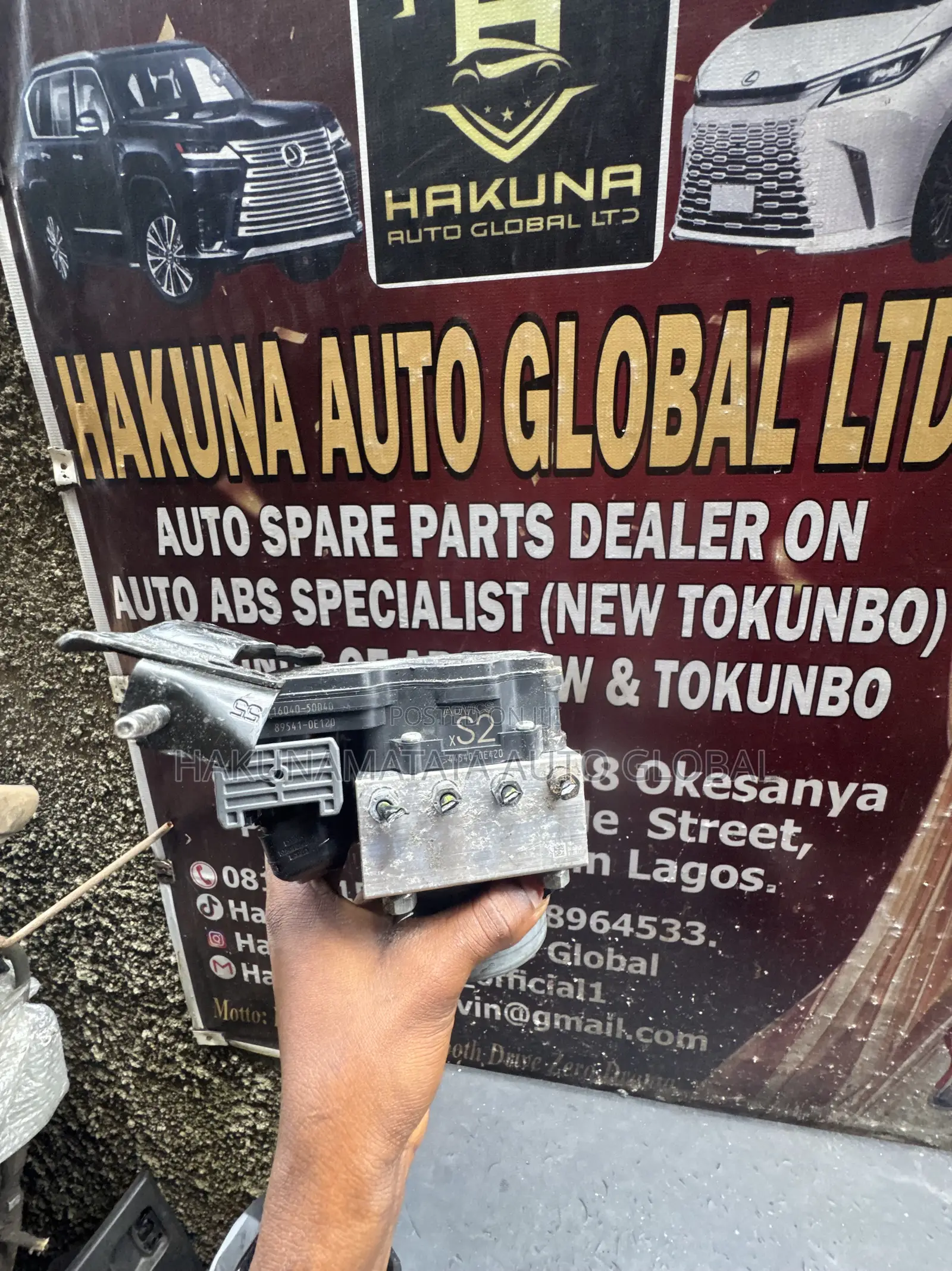 Toyota Highlander ABS Spare Parts 2020-2022 Model