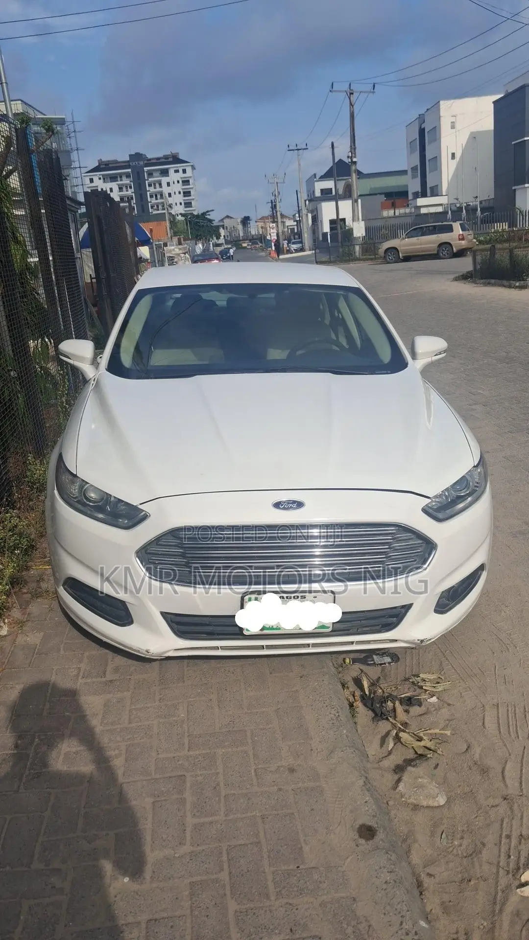 Ford Fusion S 2013 White