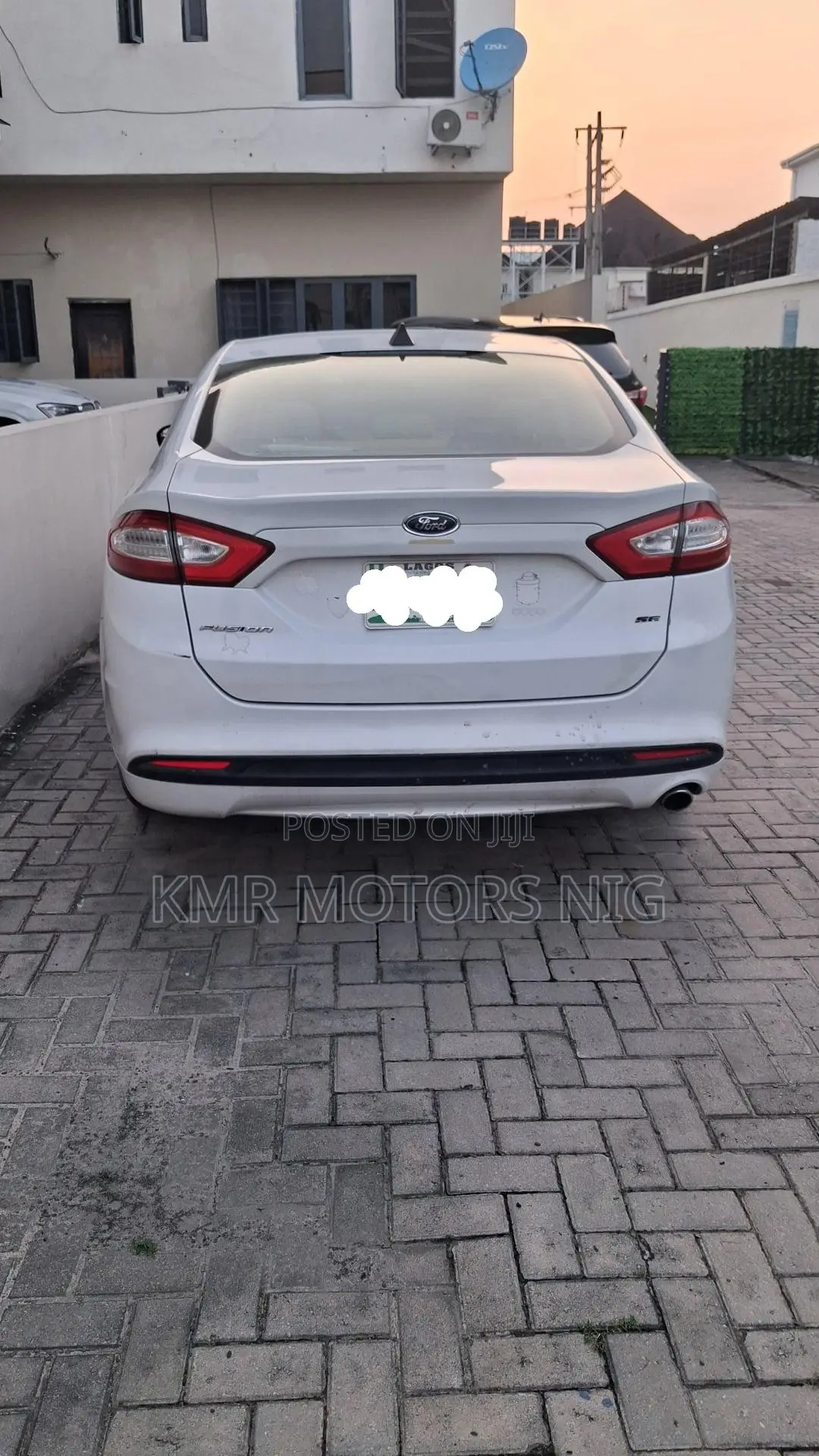 Ford Fusion S 2013 White
