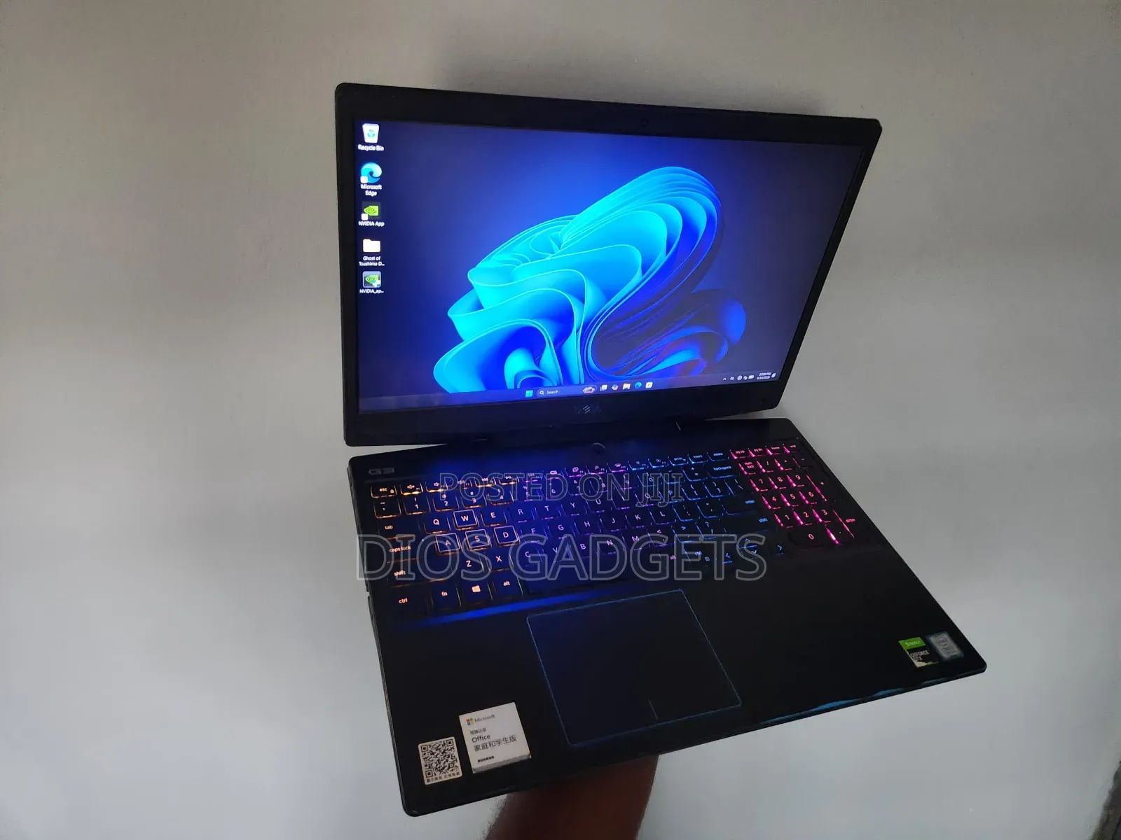 Laptop Dell G5 15 5500 16GB Intel Core i7 SSD 512GB