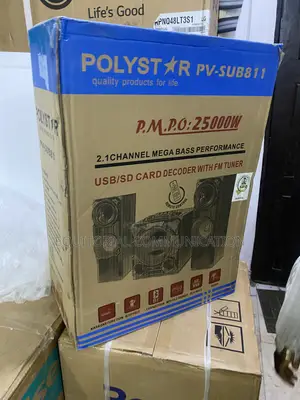 Polystar Pv-Sub811 Hi-Fi Audio System for Music and Movies