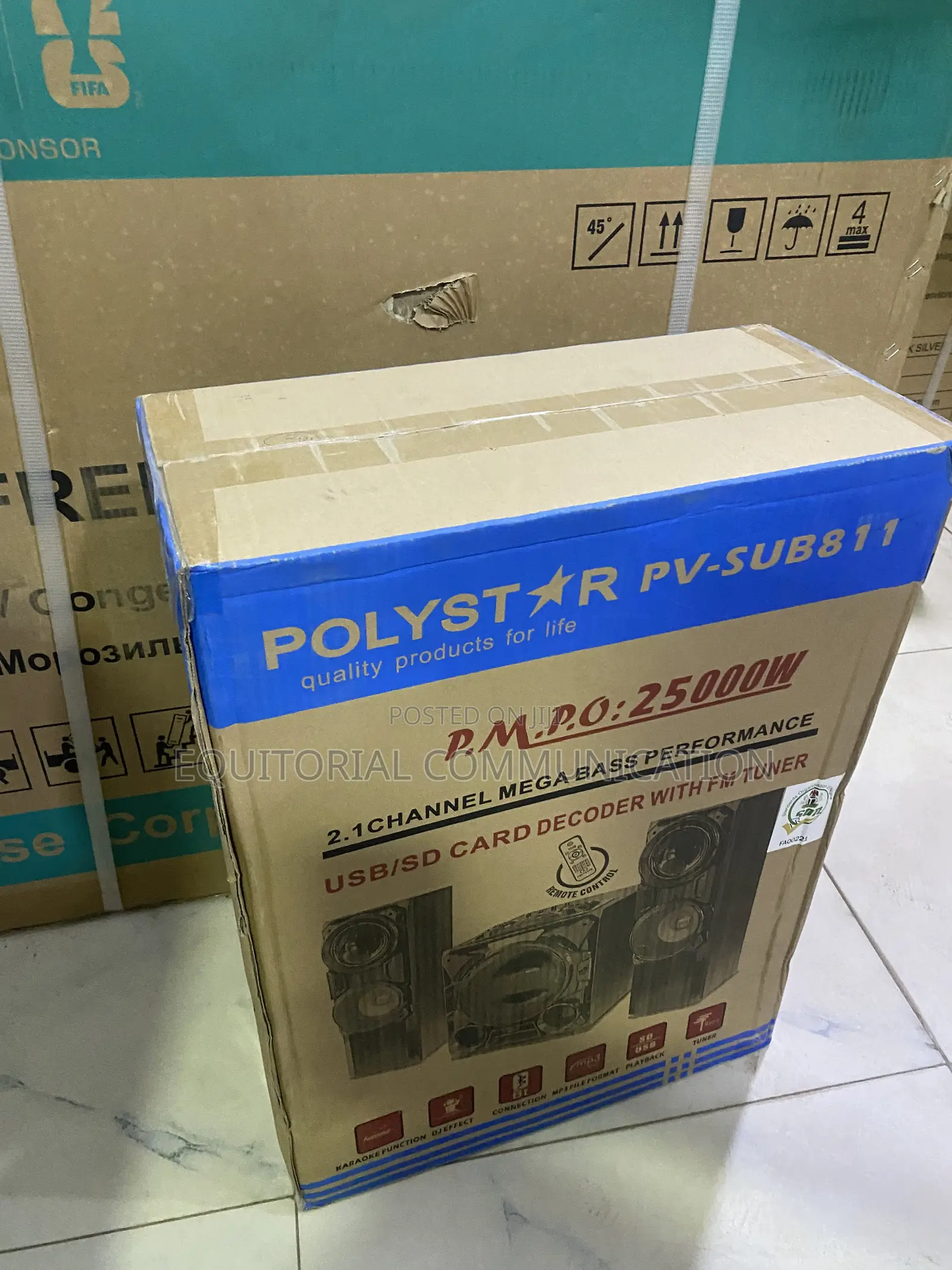 Polystar Pv-Sub811 Hi-Fi Audio System for Music and Movies