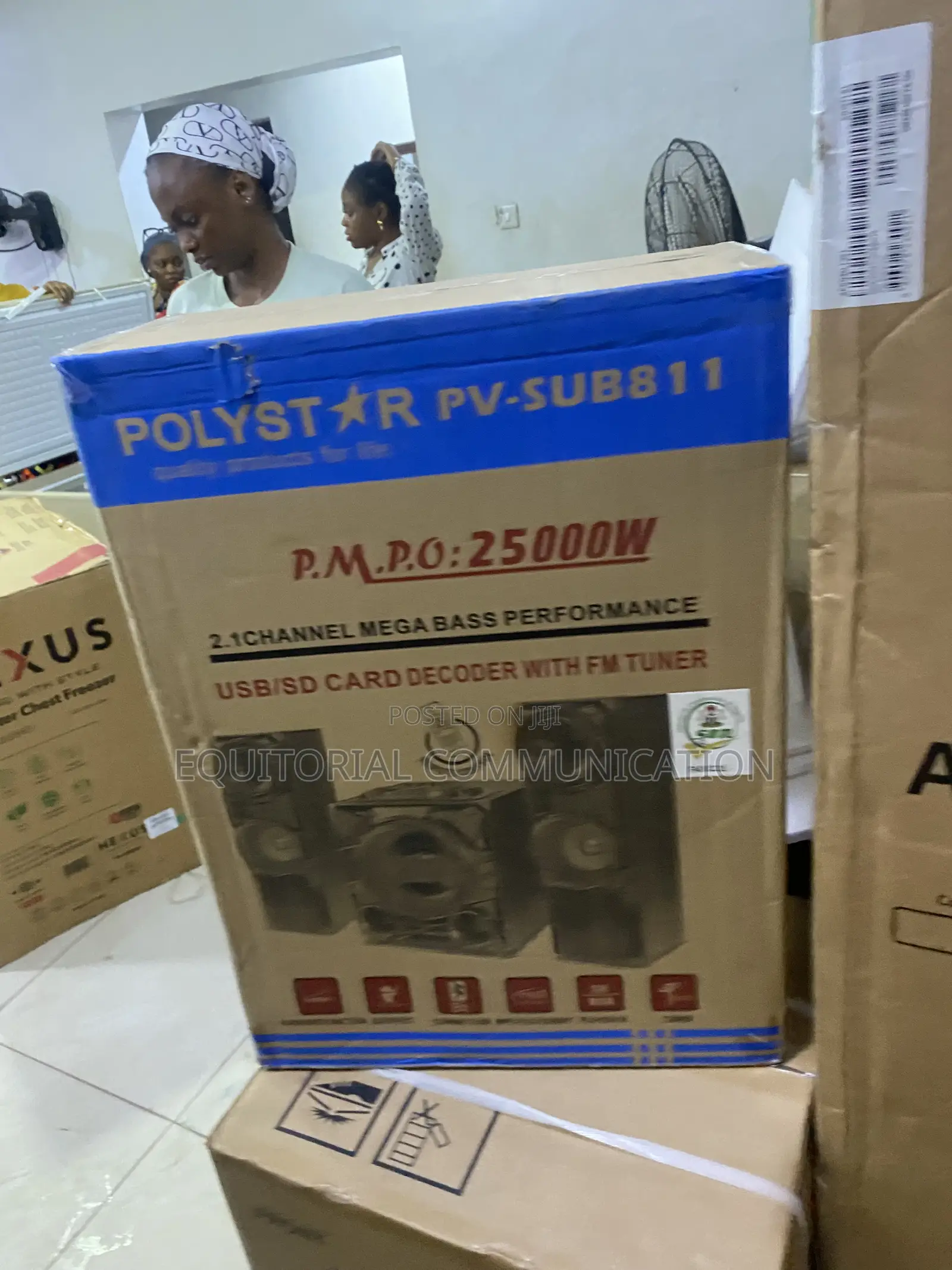 Polystar 2.1 Ch Bluetooth Hi-Fi System for Indoor Entertainment