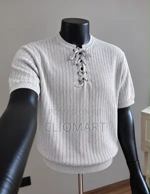 Premium Knitwear & Lace-Up Resort Polo Collection