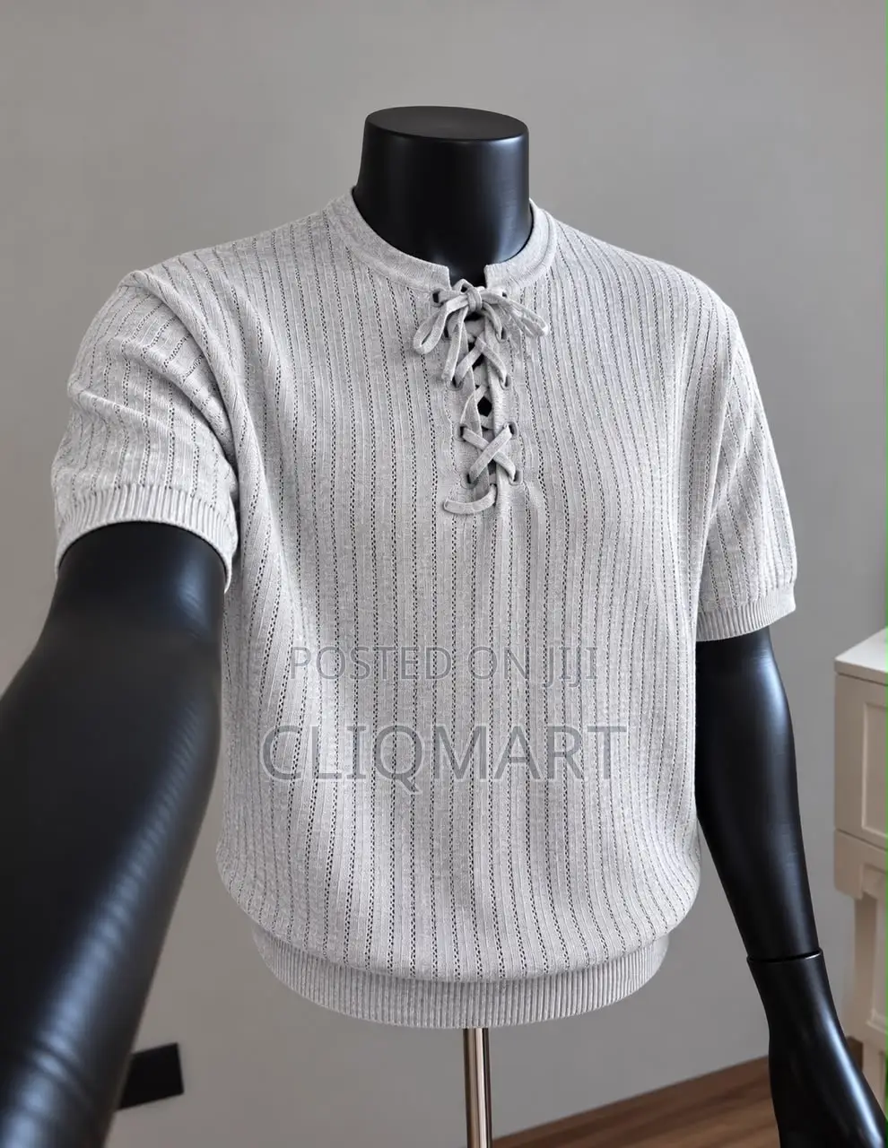 Premium Knitwear & Lace-Up Resort Polo Collection