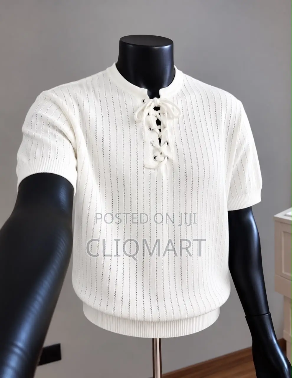 Premium Knitwear & Lace-Up Resort Polo Collection