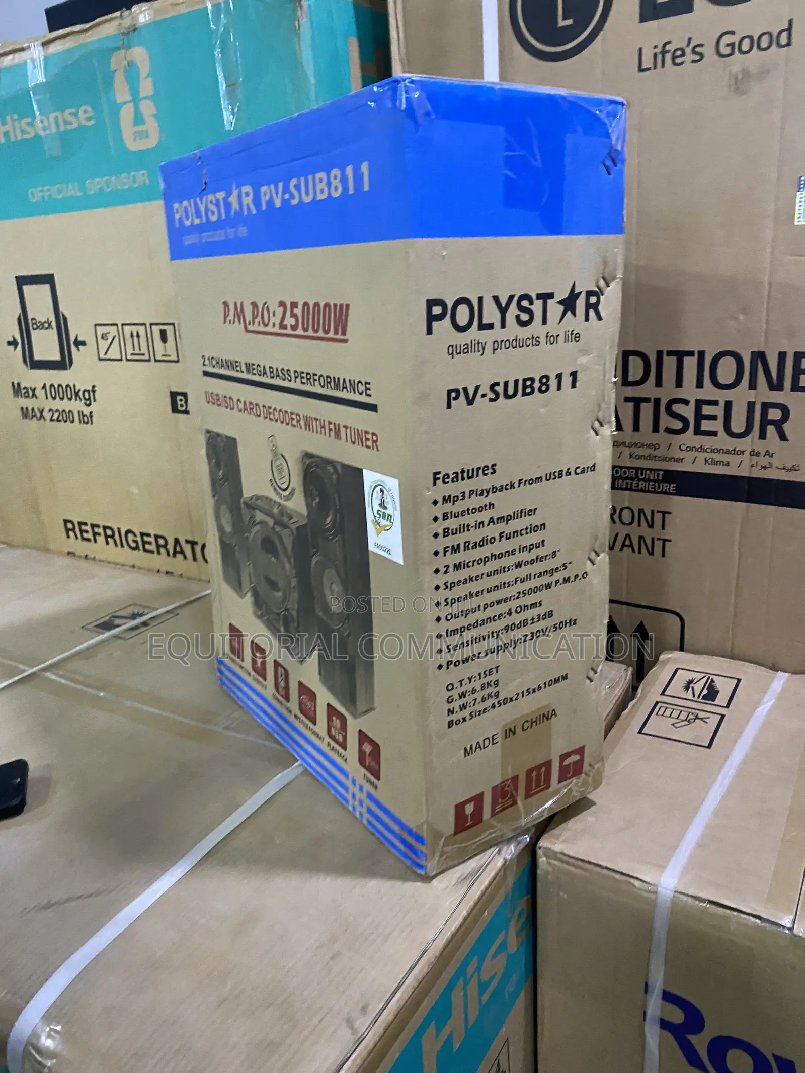 Olystar Pv-Sub811 Bluetooth Audio System for Daily Music