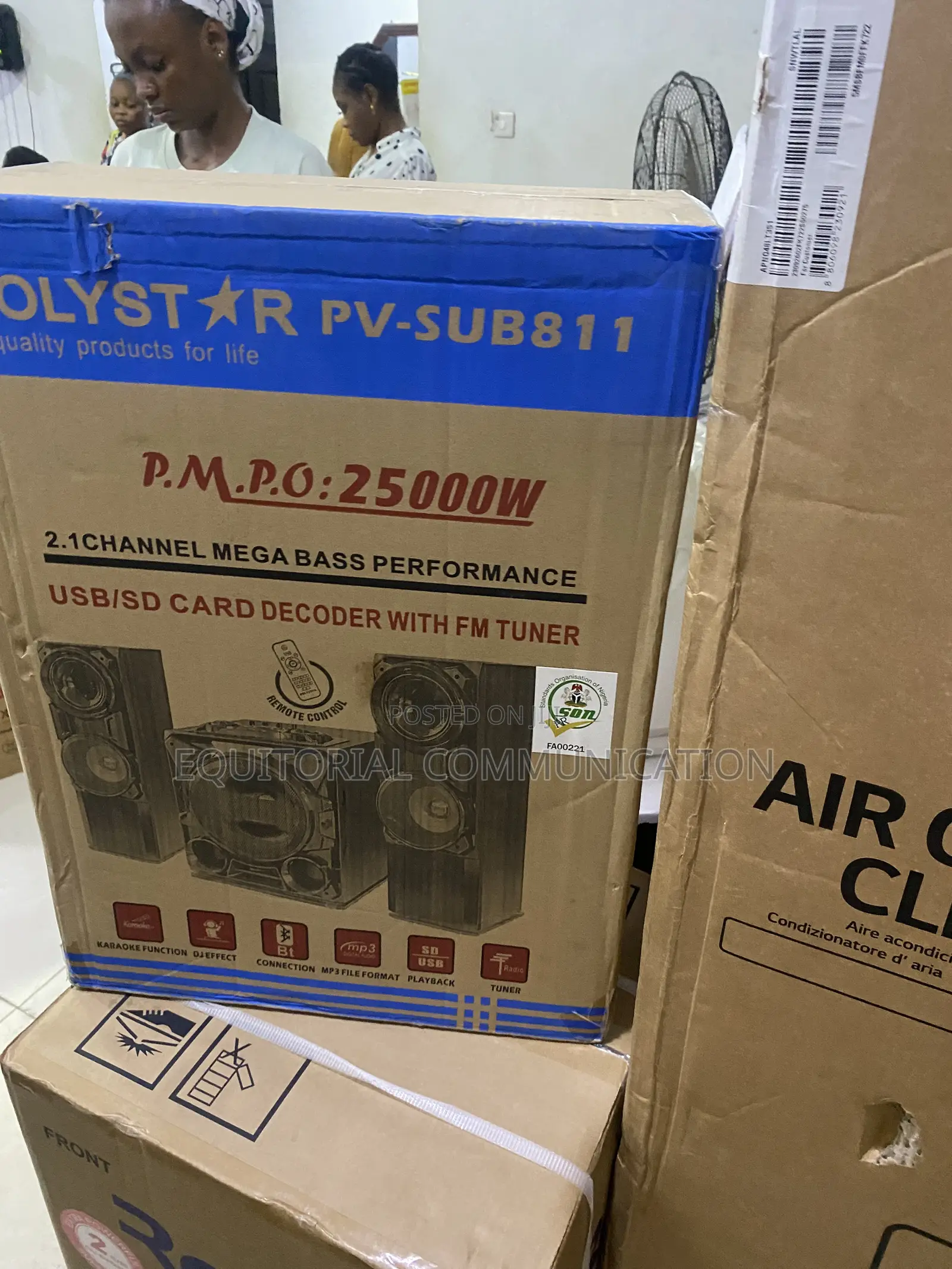 Polystar Pv-Sub811 Bluetooth Sound Equipment for Home Use