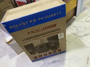 Polystar Pv-Sub811 Mini Hi-Fi Speaker Set for Movies and Music