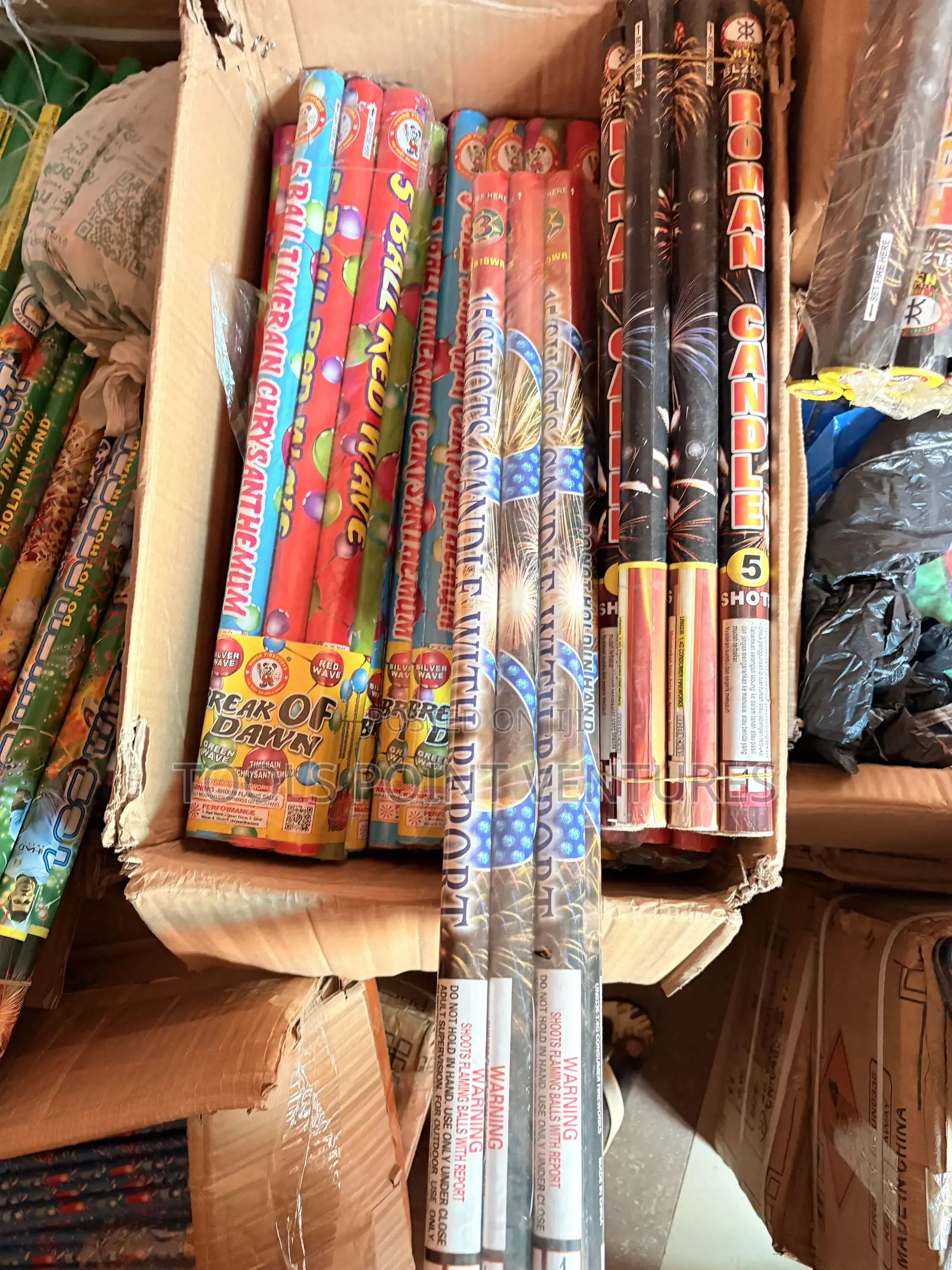 All Kind of Fireworks, Knockout, and Banger Available.