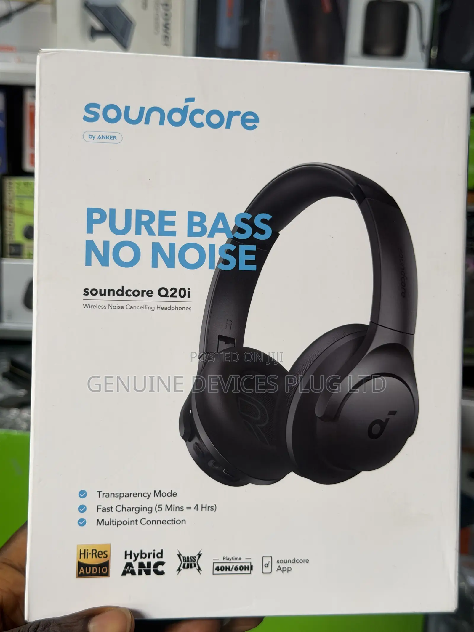 Soundcore by Anker Q20i Hybrid Active Noise Cancelling Headphones