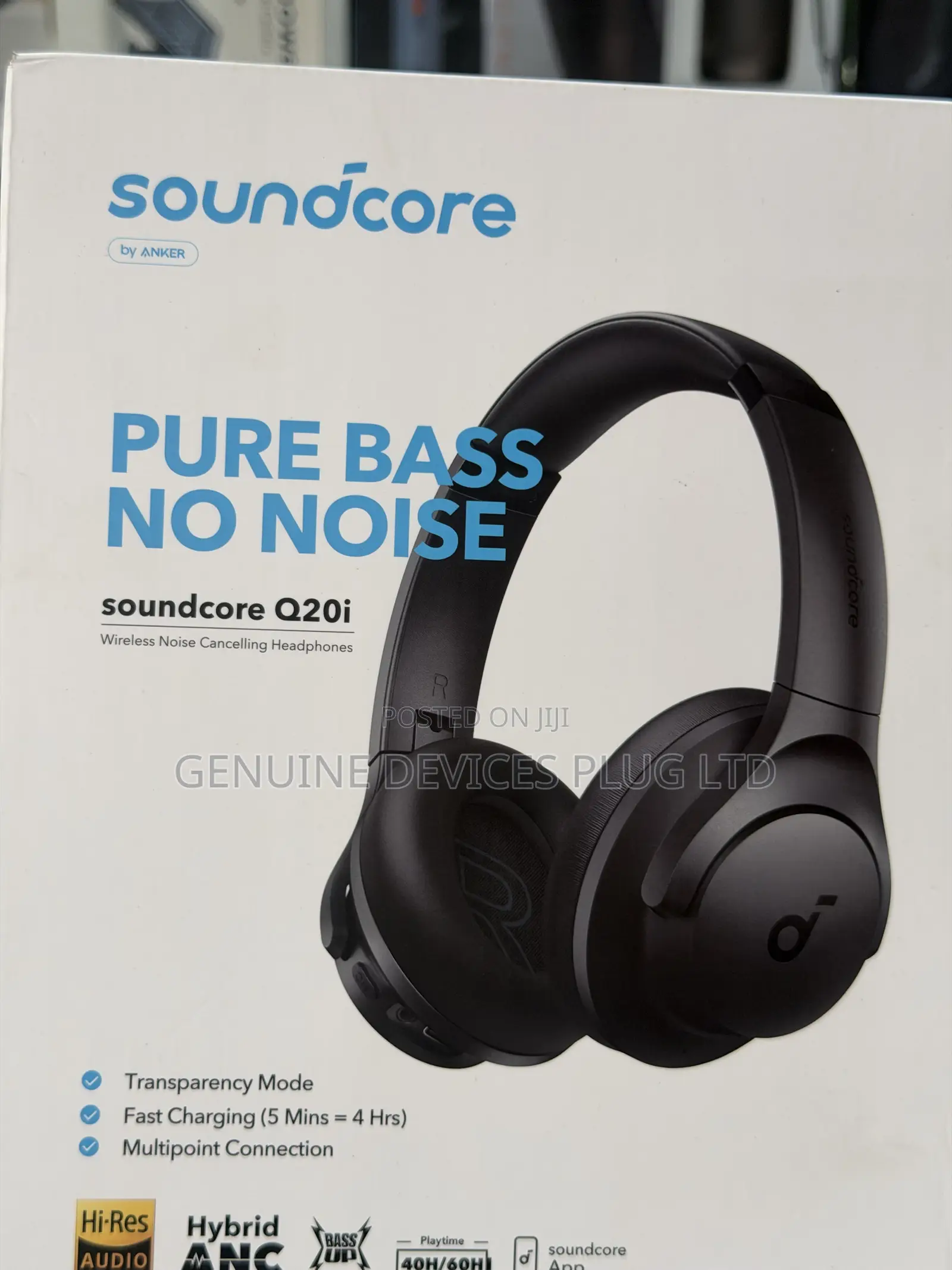 Soundcore by Anker Q20i Hybrid Active Noise Cancelling Headphones