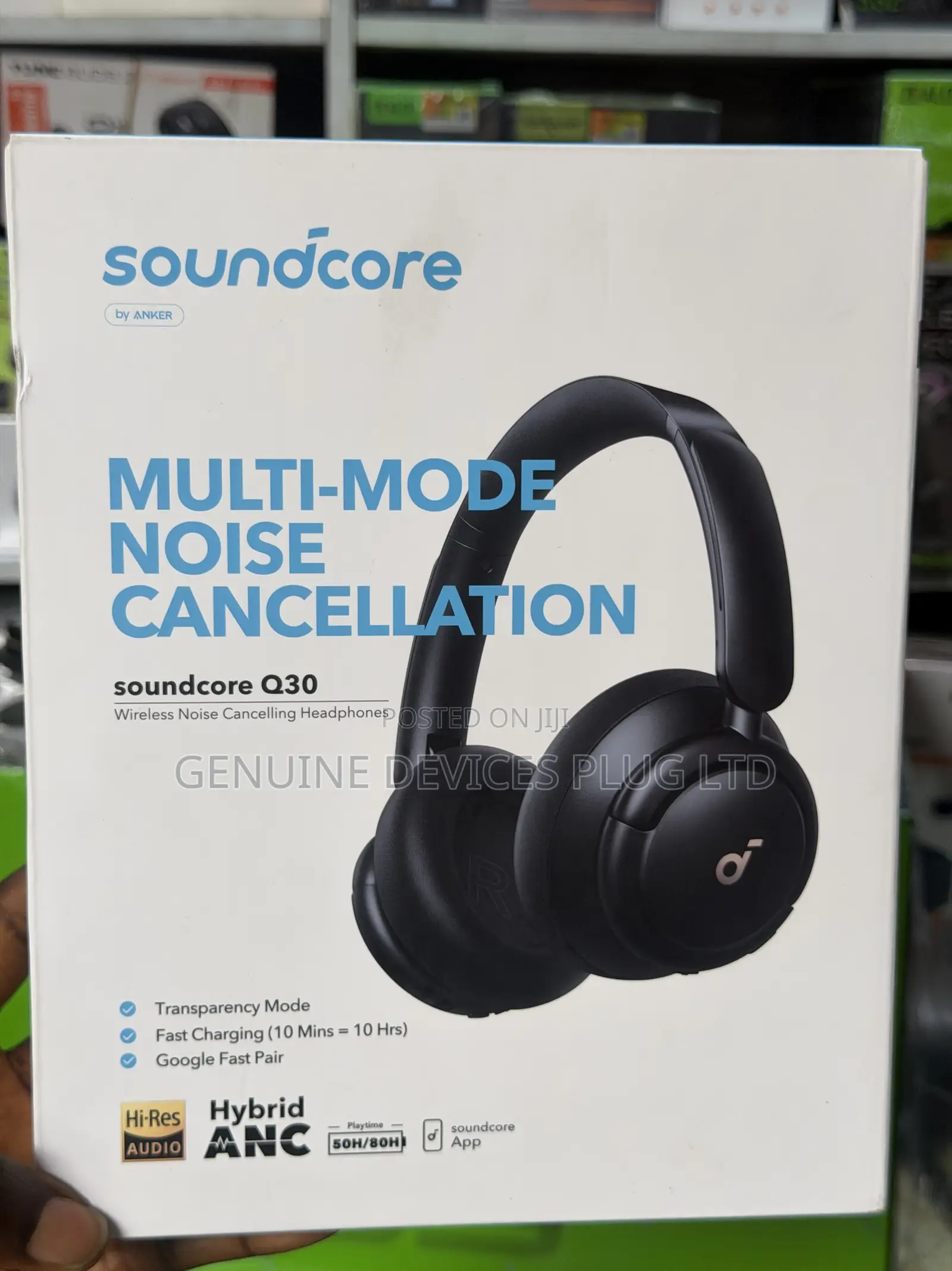 Soundcore by Anker Q30 Hybrid Active Noise Cancelling Headphones