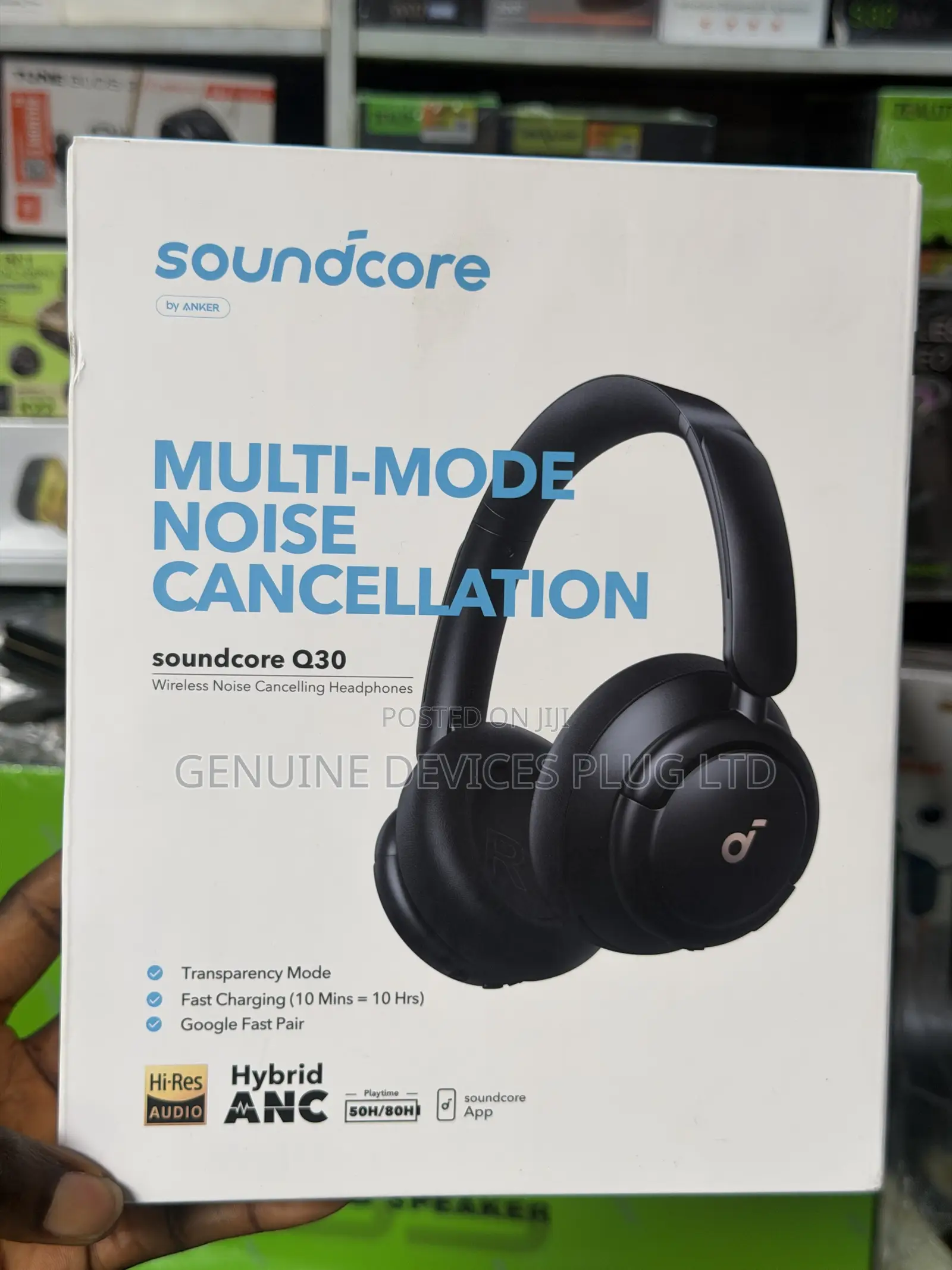 Soundcore by Anker Q30 Hybrid Active Noise Cancelling Headphones