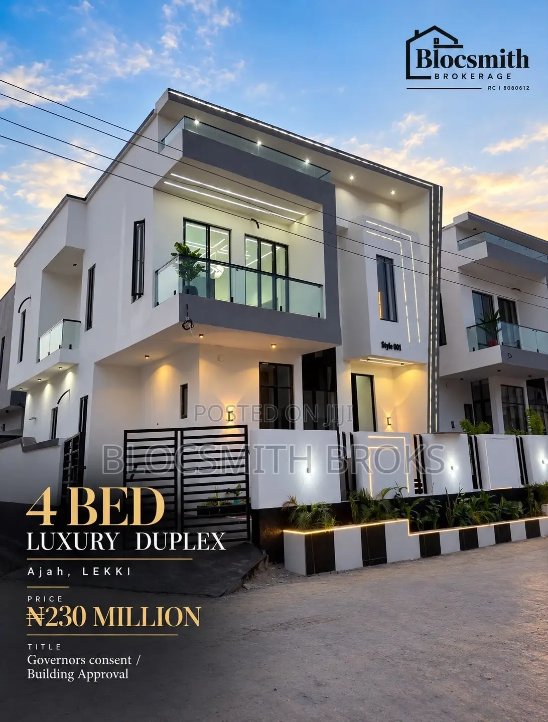 4bdrm Duplex in Ado / Ajah for sale