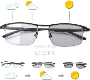 Photochromic Multifocal UV & Blue Light Blocking Reading Glasses +1.0