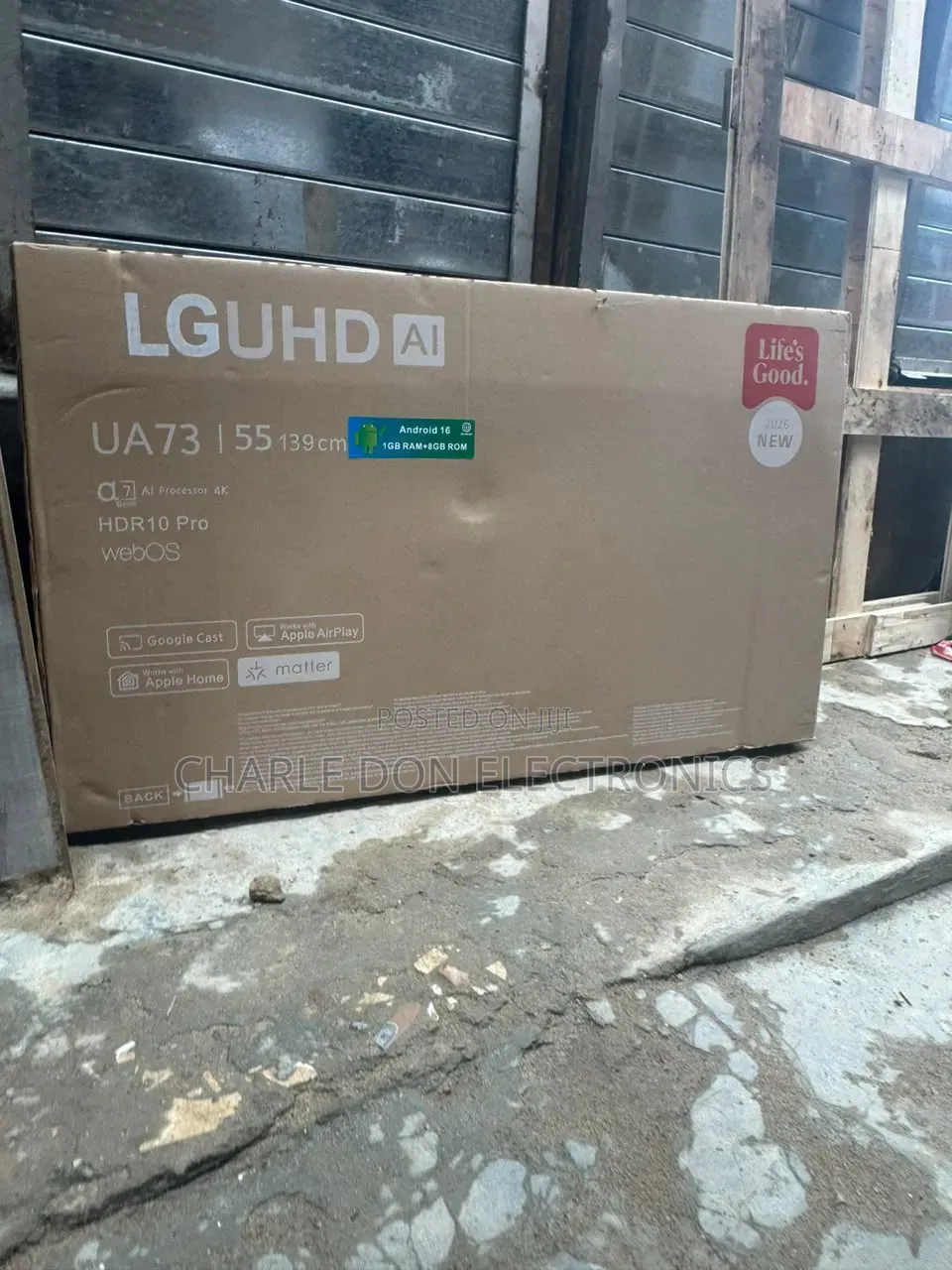 Quality LG 55-Inch Television With Smart Connectivity