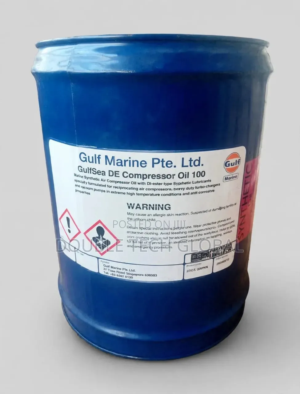 GulfSea DE Compressor Oil 100 - Gulf Marine Synthetic Air Compressor O
