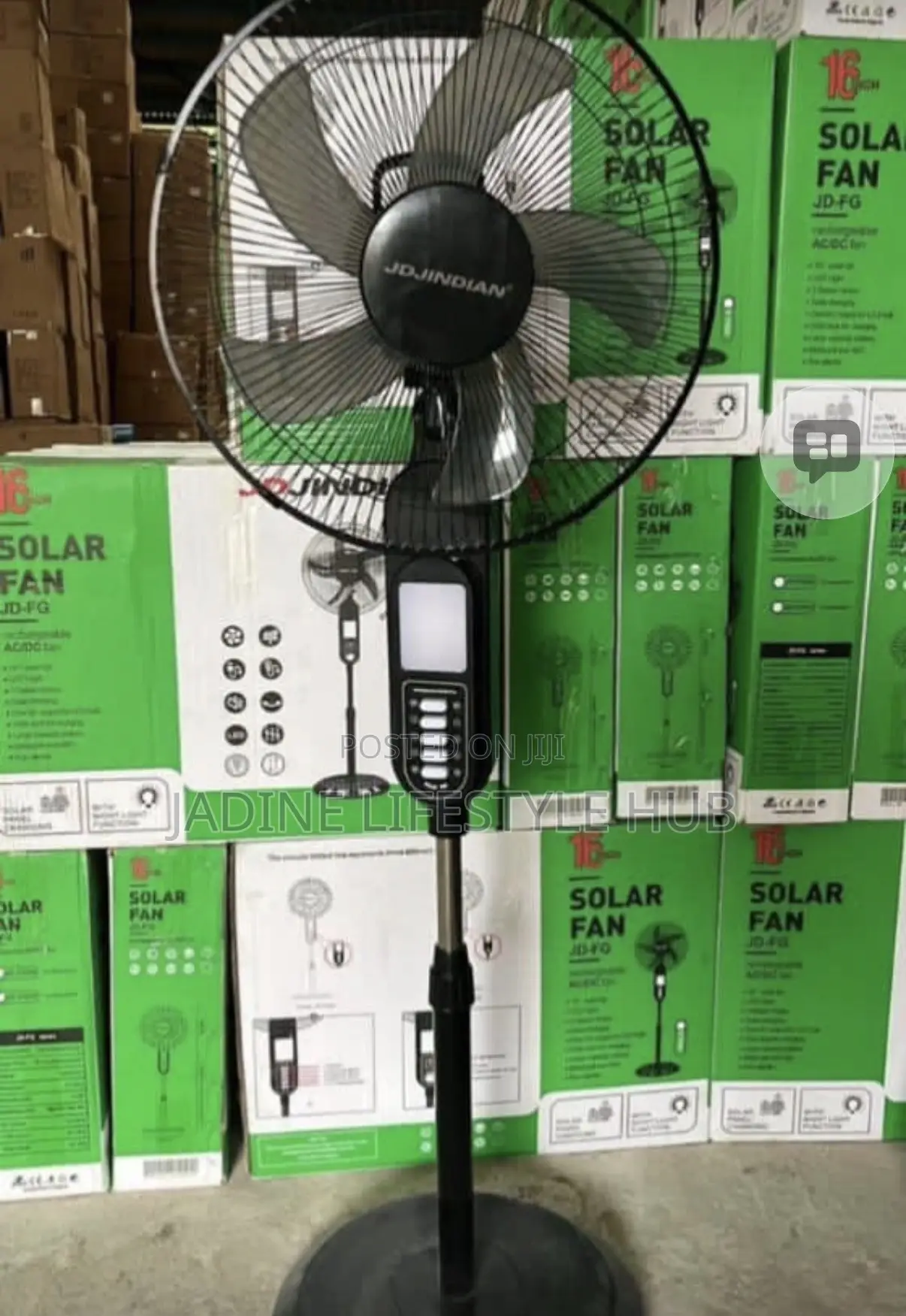 18” Solar Fan by Jd