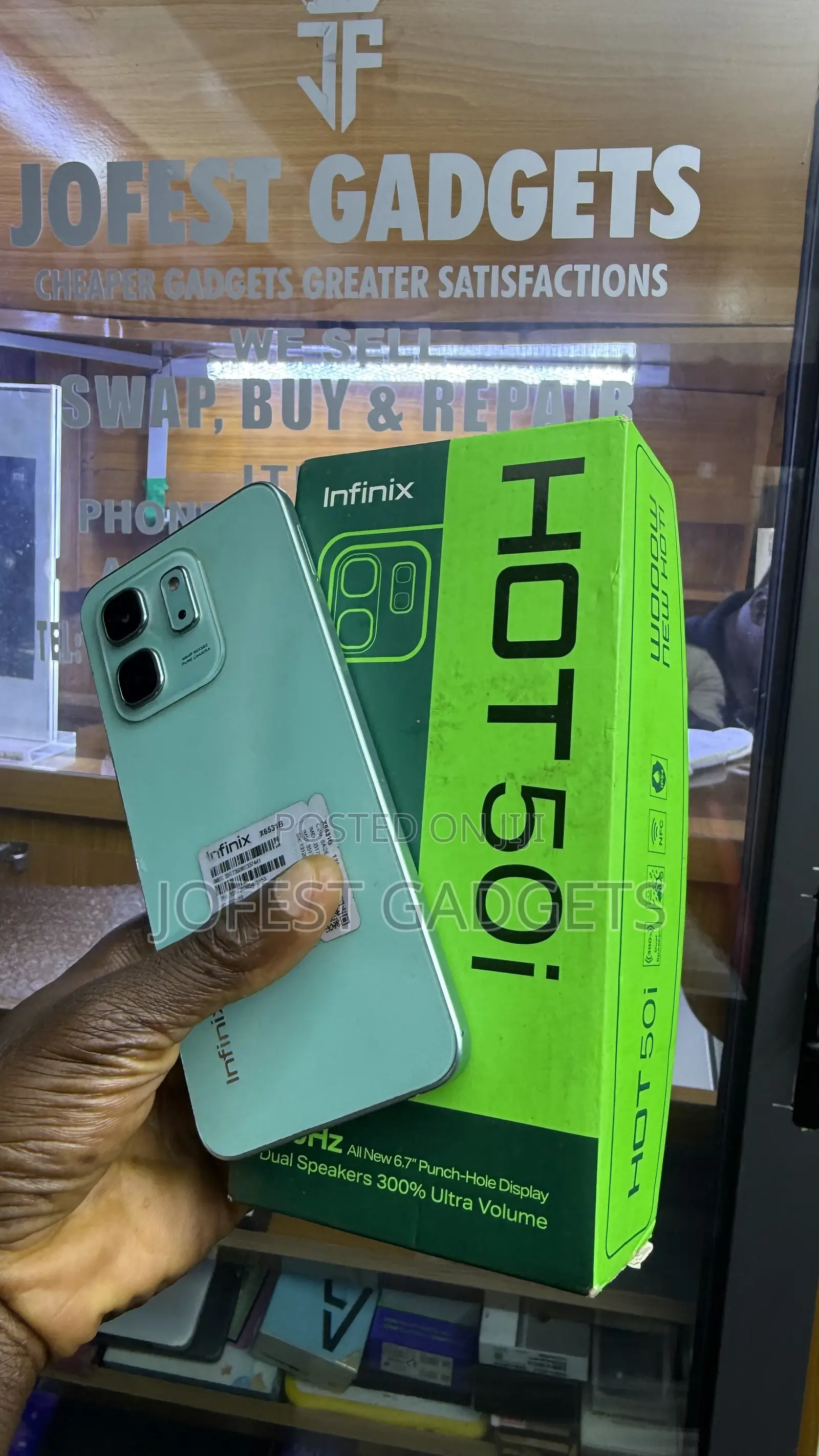 Infinix Hot 50i 128 GB Green