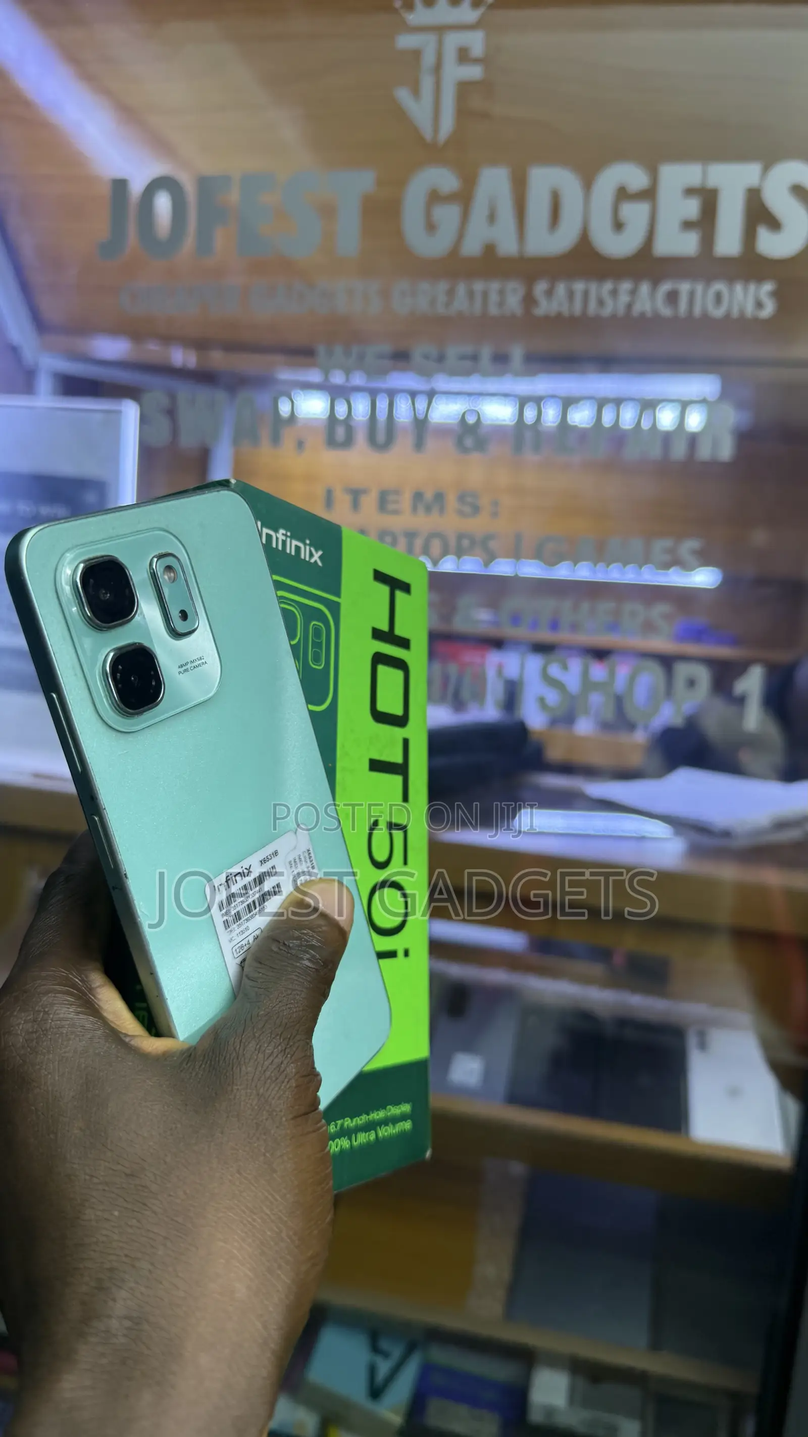 Infinix Hot 50i 128 GB Green