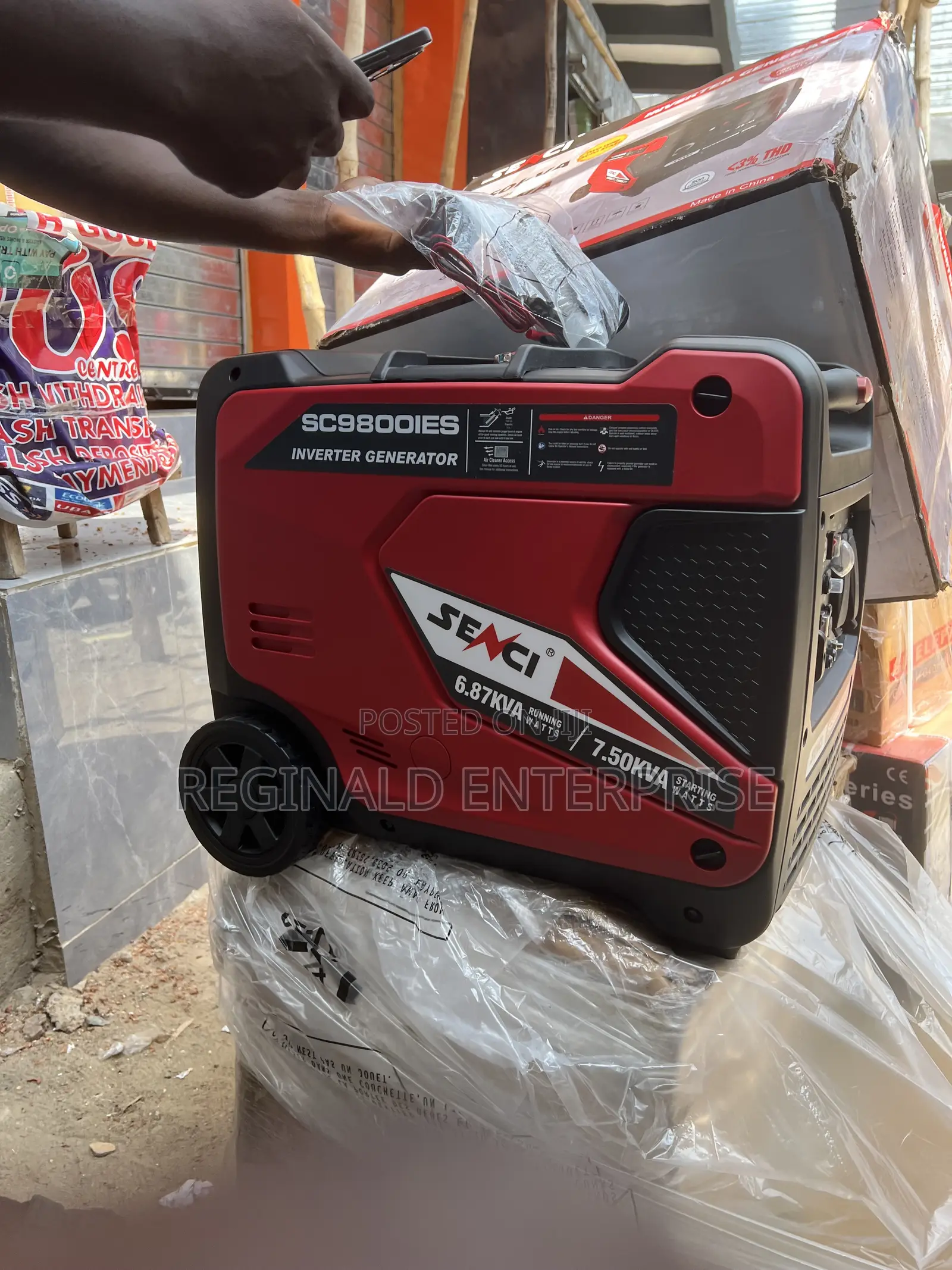 Remote Control Inverter Senci Petrol Generator 7.5kva