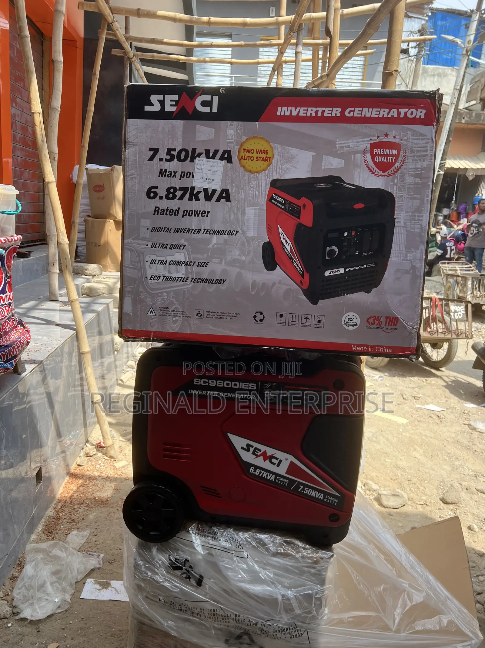 Remote Control Inverter Senci Petrol Generator 7.5kva