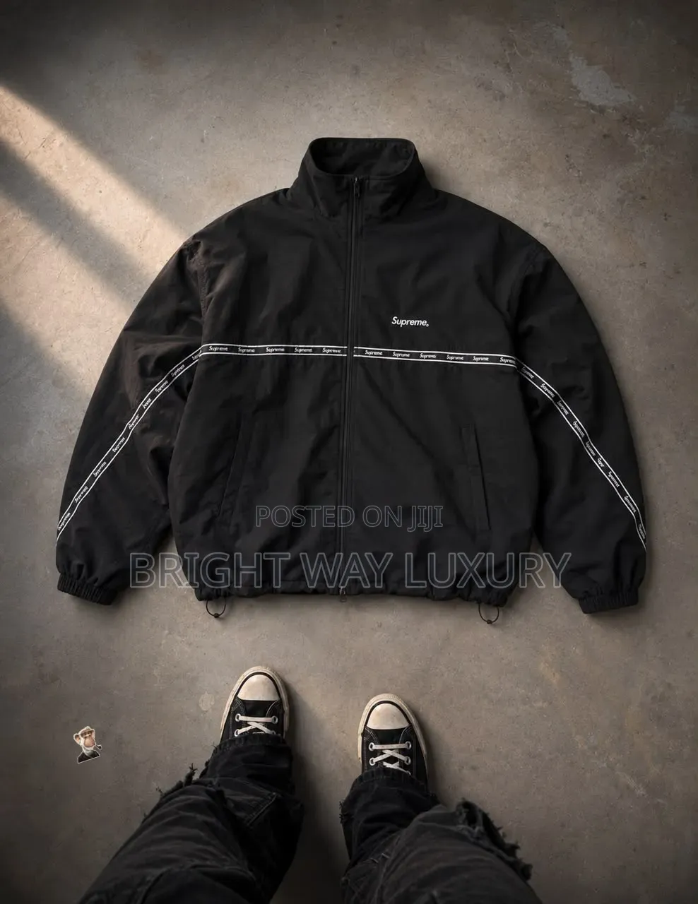 Luxury Quality Supreme Taping Track Jacket 