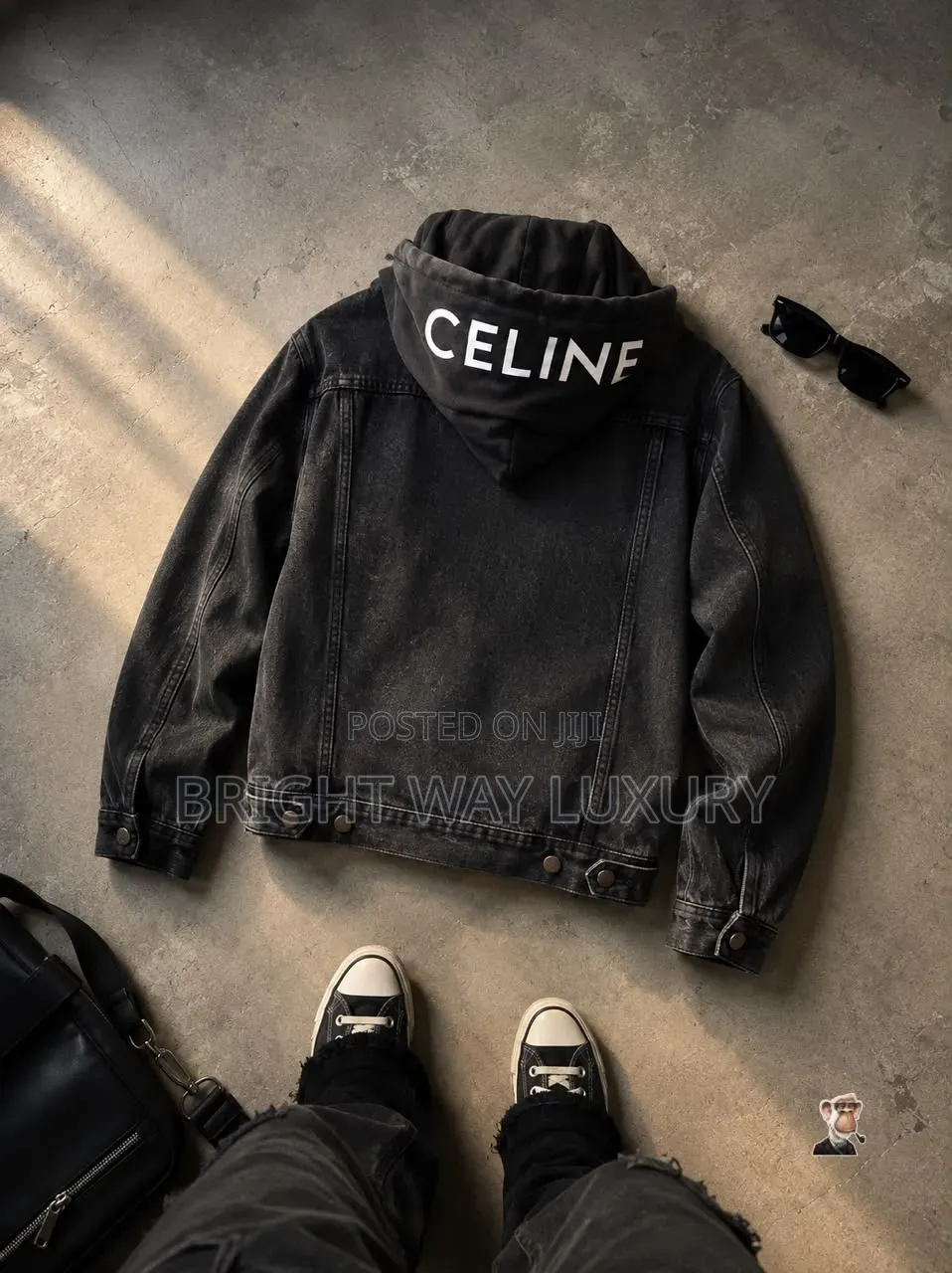 Luxury Quality Celine Denim Hoodie