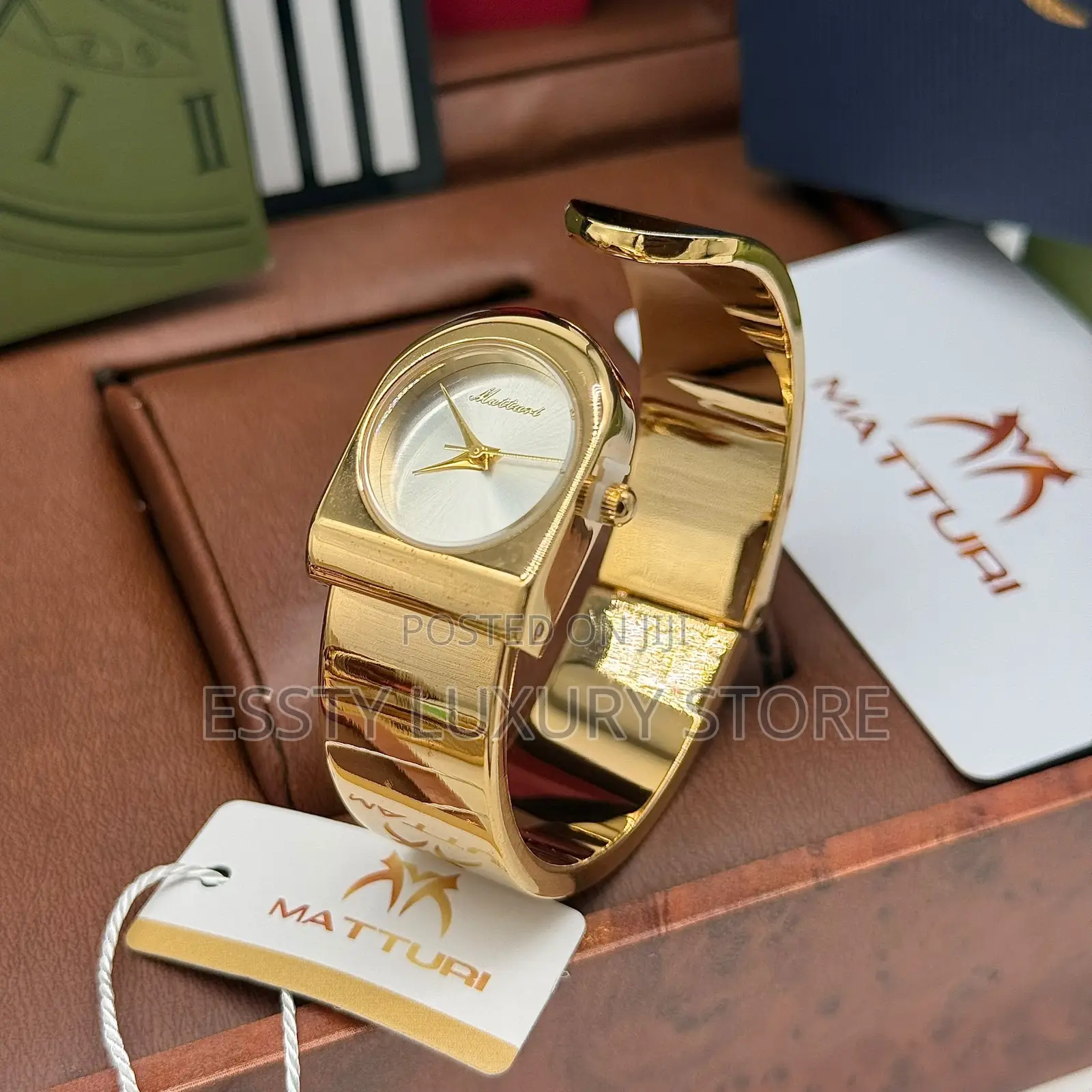 High Quality Luxury Matturi Bangle Watch -Luxury Cuff Watch