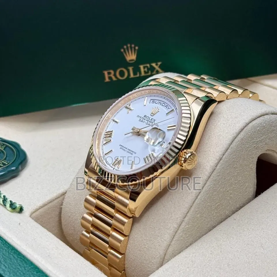 Original Rolex Super Clone Daydate Goldchain100% Authentic Guaranteed