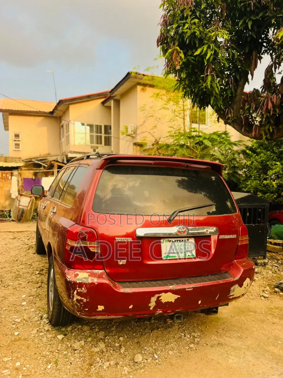 Toyota Highlander 2002 Red