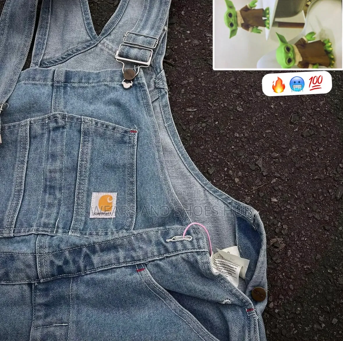 Men Denim Overall | Carhartt Style Dungarees | Sizes L–3XL