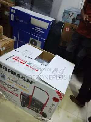 Semi-Silent Petrol Generator With Battery-Powered Starting