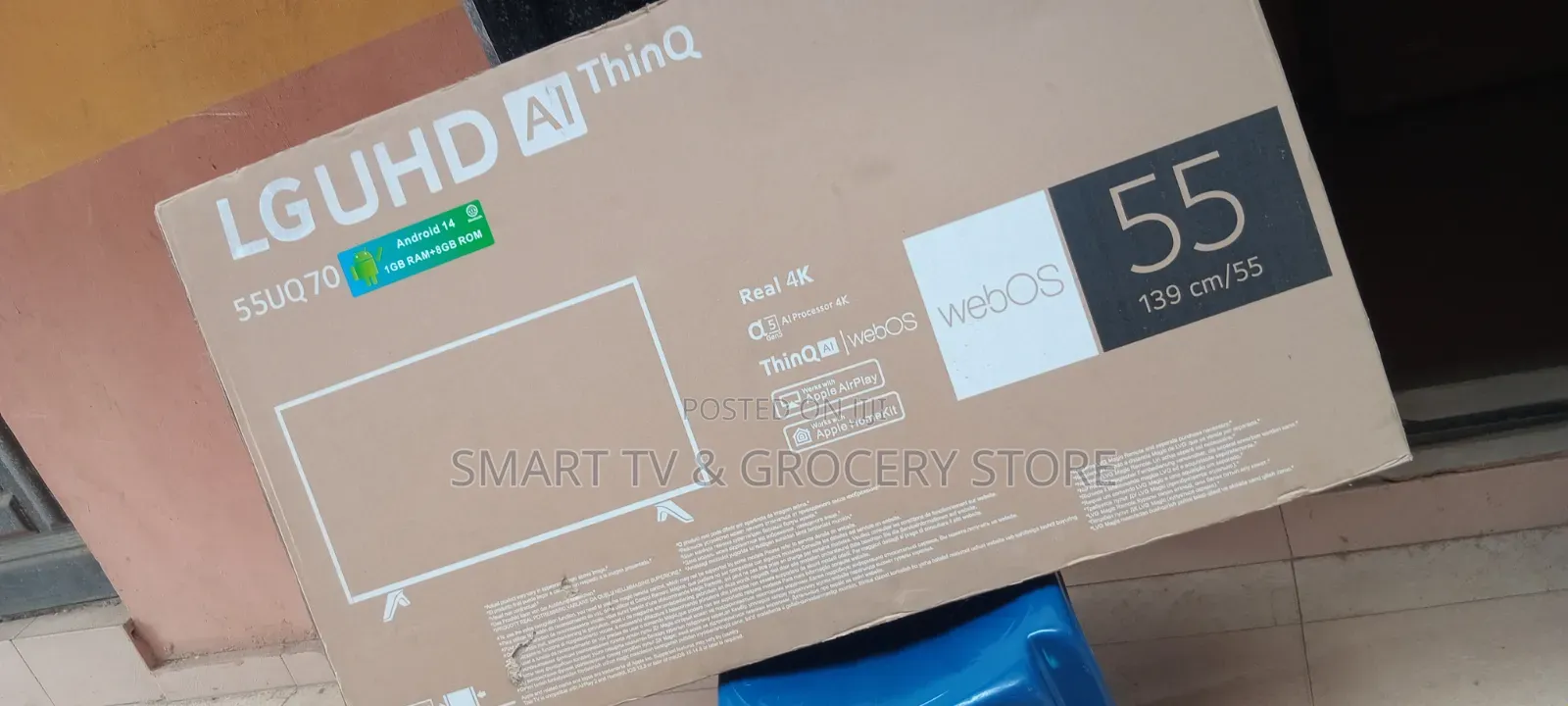 LG 55 Inches Smart TV 4K UHD WiFi Netflix YouTube
