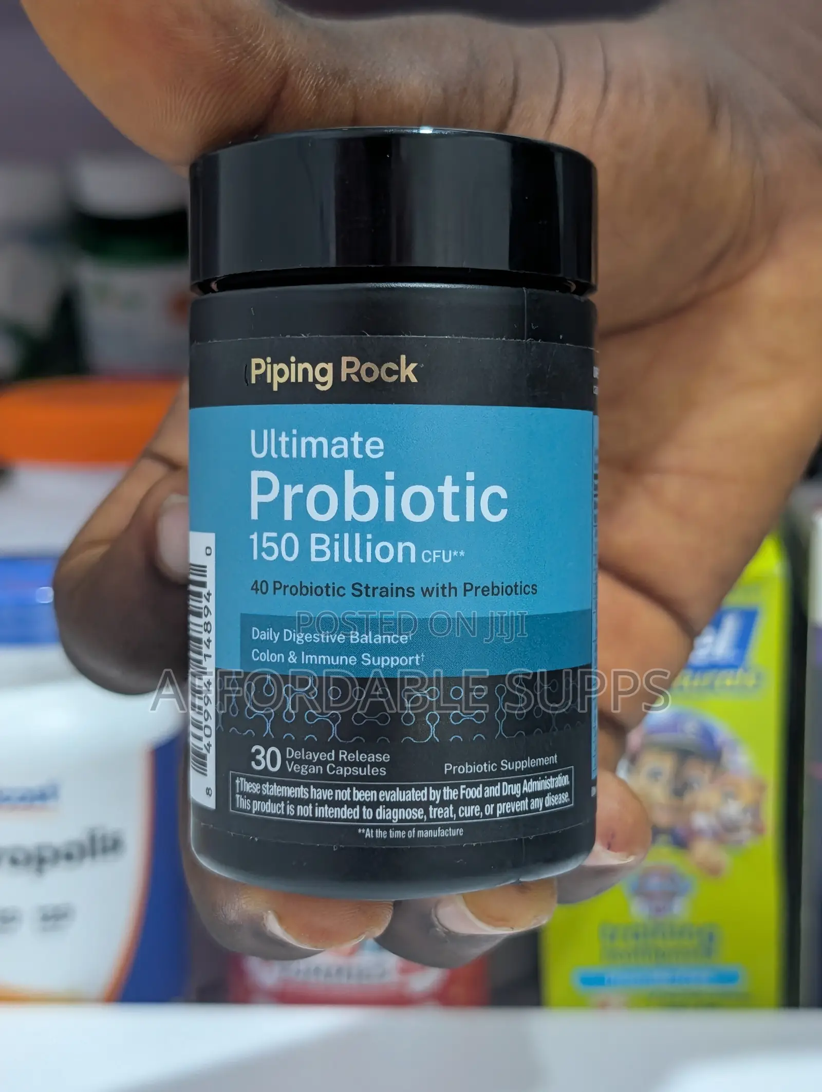 Piping Rock Ultimate Probiotic 150 Billion CFU – 40 Strains
