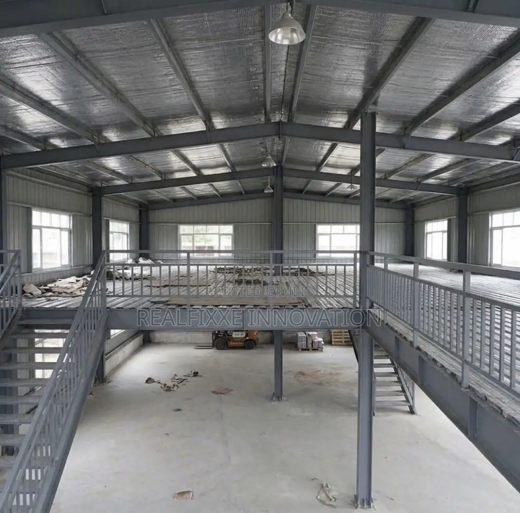 Mezanine Floor / Steel and Concrete Composite Decking