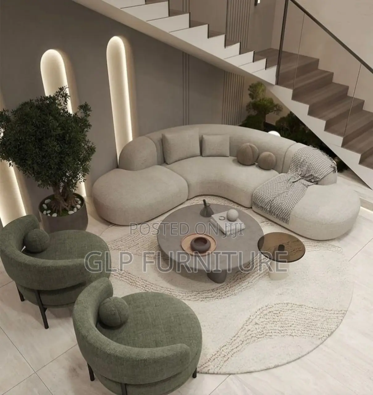 Modern Sofa Chairs U Shaped