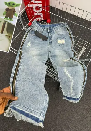 Men's Baggy Jeans | Wide-Leg Denim Trousers | Streetwear Fashion