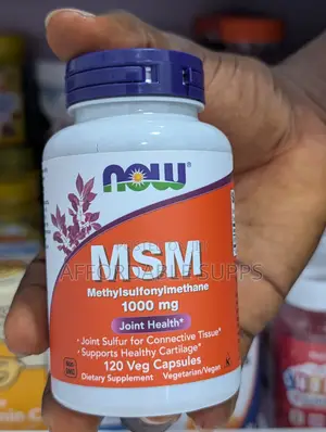 NOW Foods MSM 1000mg –120 Capsules | Joint & Mobility Support