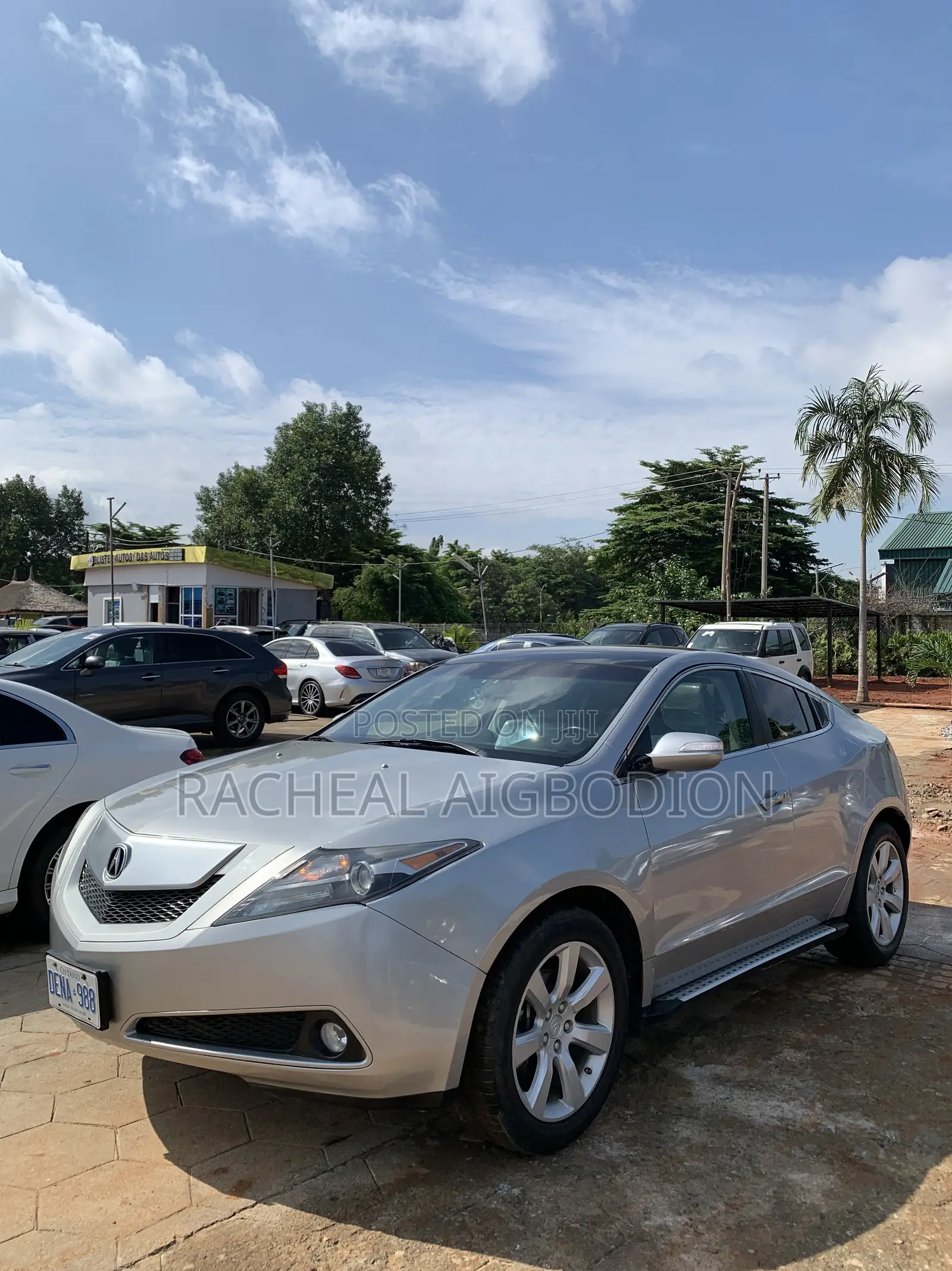 Acura ZDX Base AWD 2012 Silver