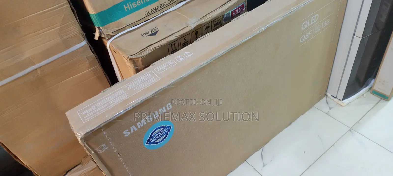 Sharp 4K Viewing Experience With Samsung QLED 55" QA55Q8FAAU TV
