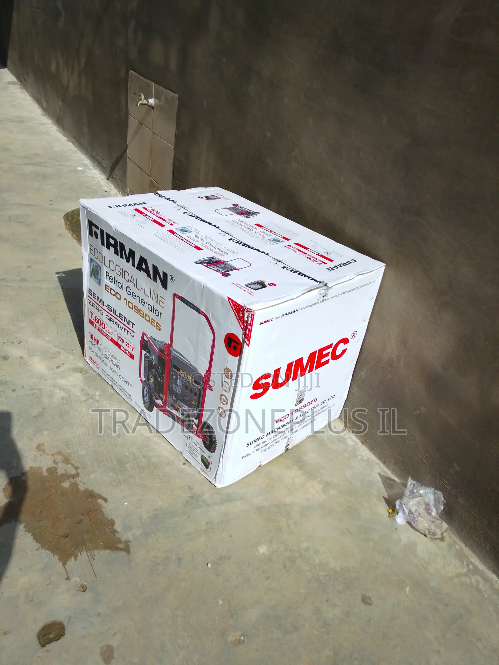 Firman ECO10990ES Generator With Trolley Frame