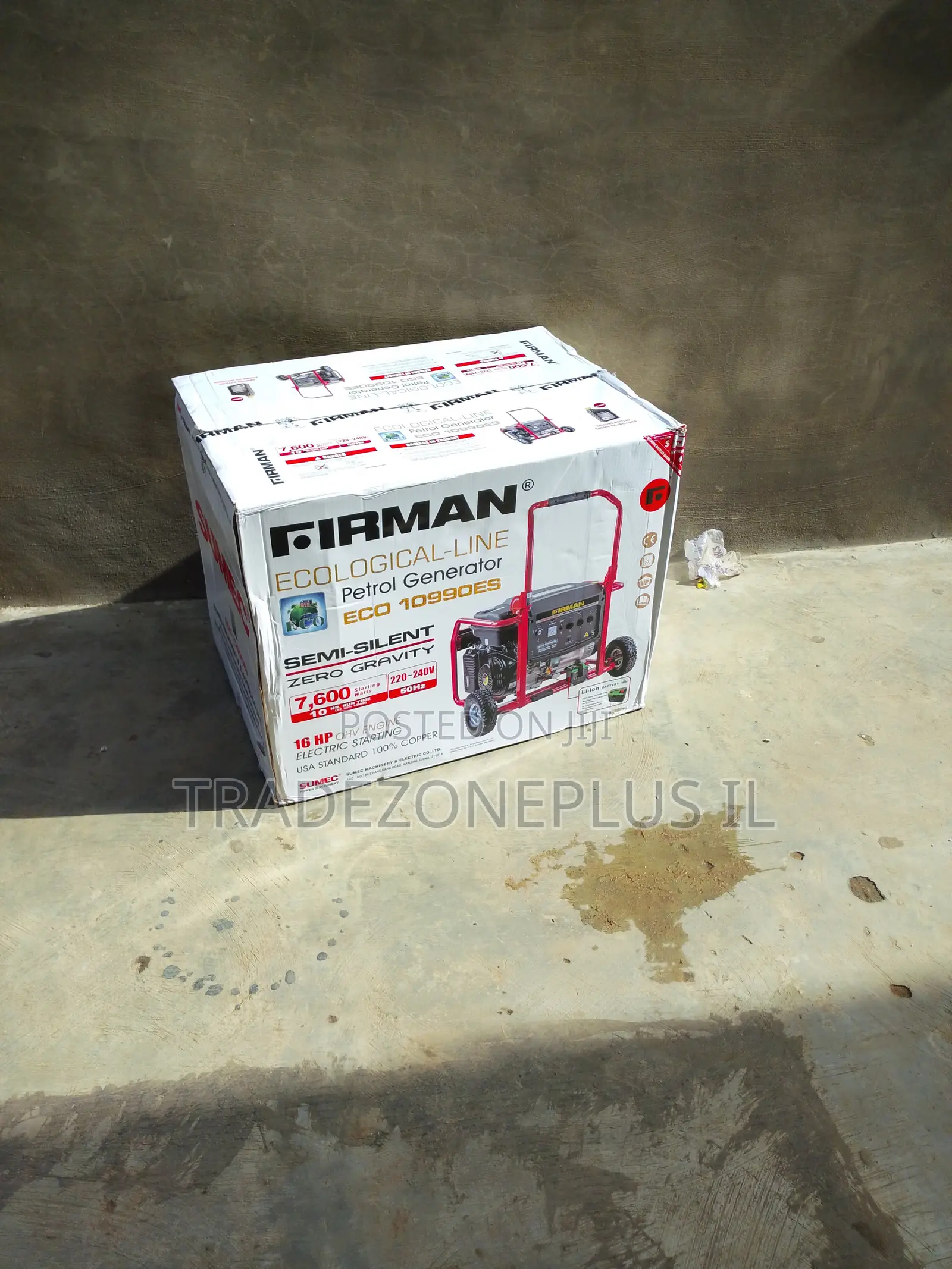 7.6kVA Generator With Convenient Battery Start