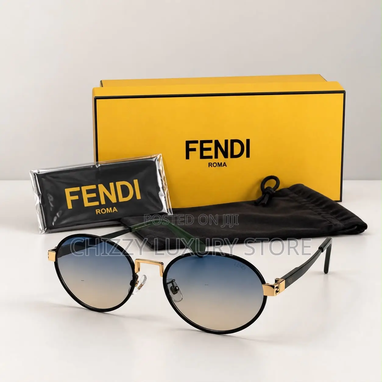 Fendi Quality Luxury Men Sunglasses