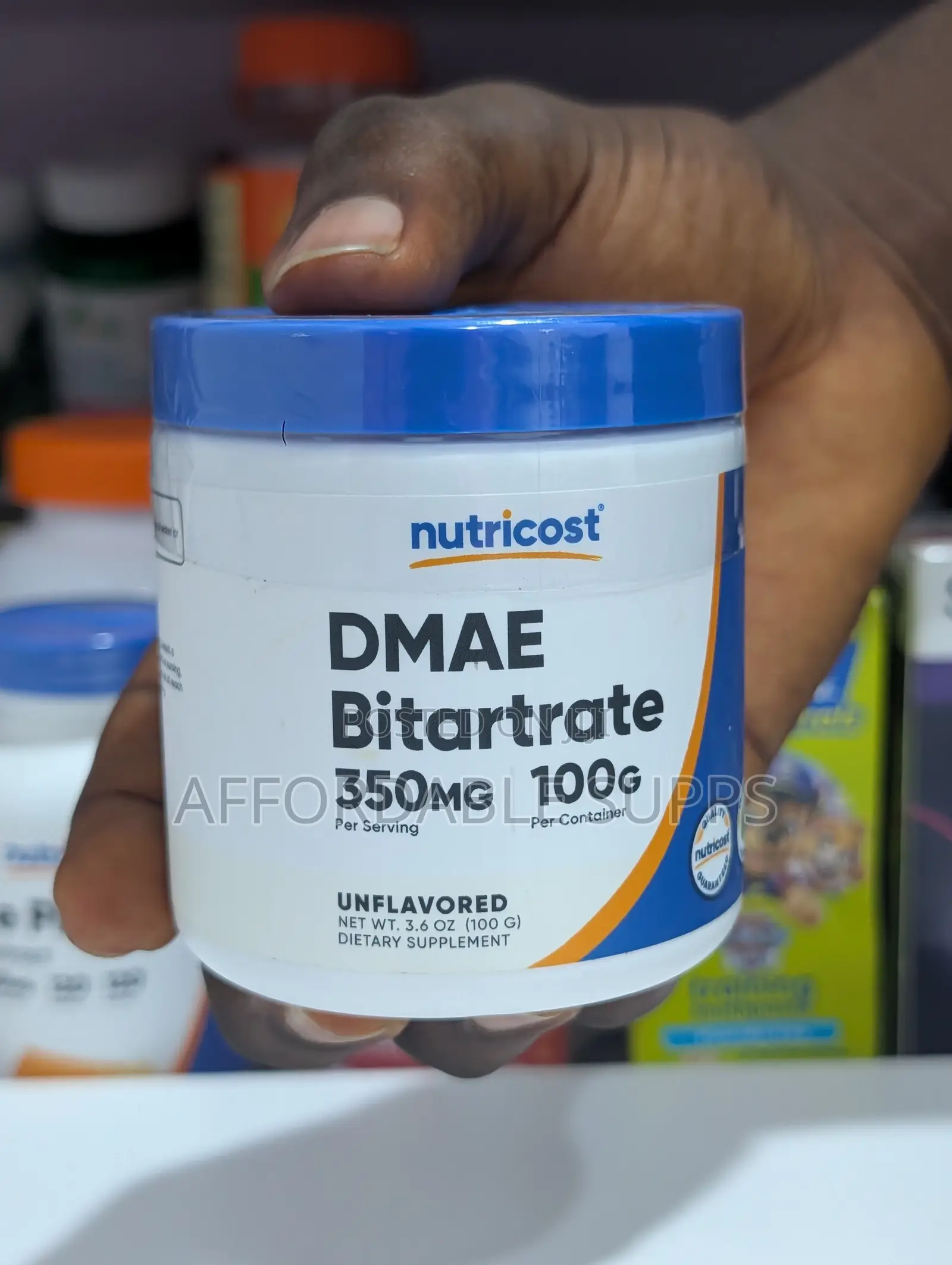 Nutricost DMAE Bitartrate Powder – 100g
