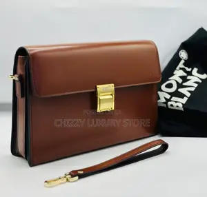 Mont Blanc Quality Luxury Men Genuine Leather Purse