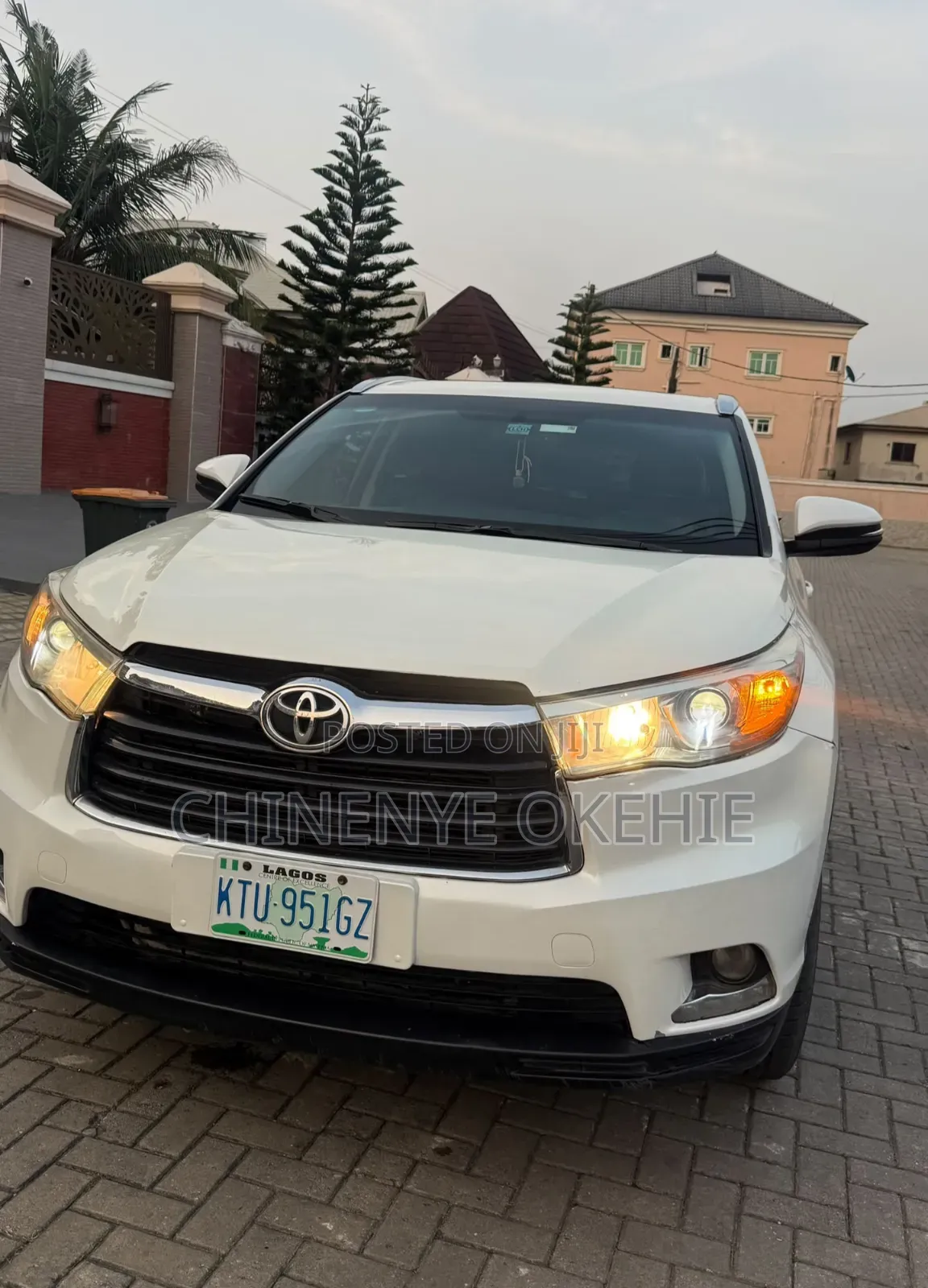 Toyota Highlander Limited Platinum V6 4x2 (3.5L 6cyl 6A) 2016 White